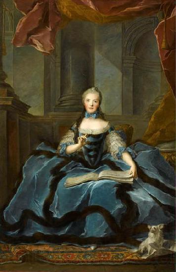Jjean-Marc nattier Portrait of Marie Adelaide of France Spain oil painting art